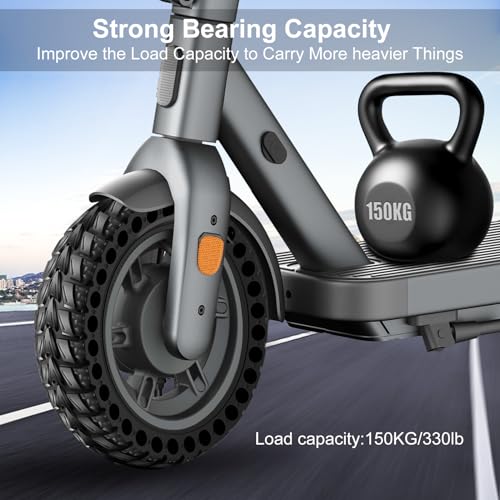 BANGTING 2-Pack 60/70-6.5 Solid Tire for Electric Scooters 10x2.5 (Black) – Fits Ninebot Max G2/G30 & G30D