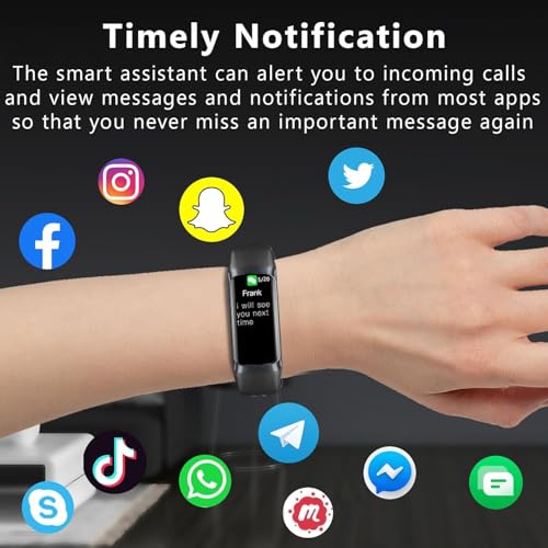 Fitness Tracker with Heart Rate, Blood Oxygen & Sleep Monitor