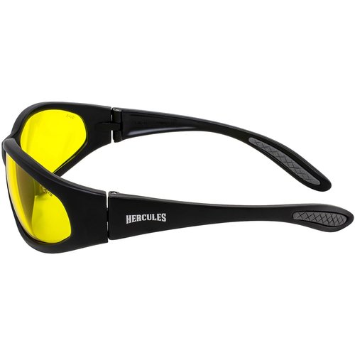Global Vision Three (3) Pairs Hercules Safety Sunglasses with Clear, Smoke, and Yellow Lens