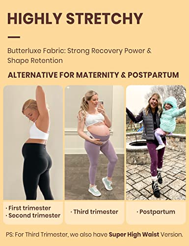 High Waisted Butterluxe Leggings 25" - Soft Compression Yoga Pants for Women