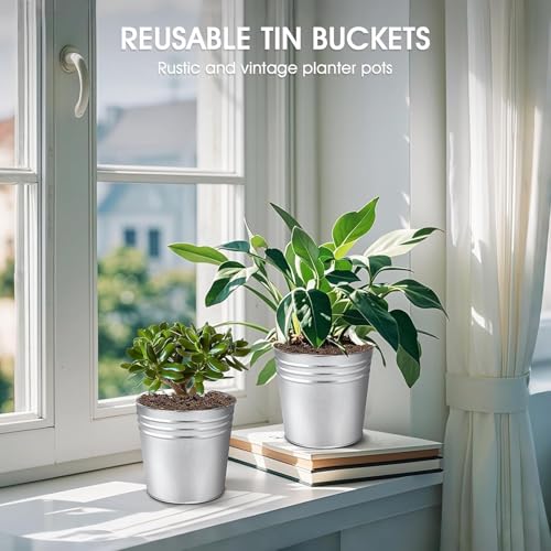 CAKETYCG Set of 2 Citronella 17oz 3-Wick Soy Candles, Outdoor Lantern Tin, 180 Hr Burn