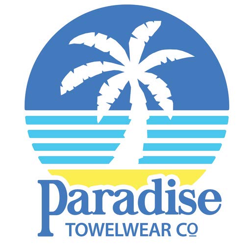 Adult Black Cotton Towel Pants Swimsuit Coverup - Paradise Towelwear, Size L