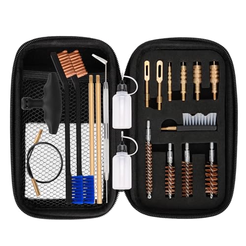 Universal Handgun Cleaning Kit with Brass Jag, Tip & Brush