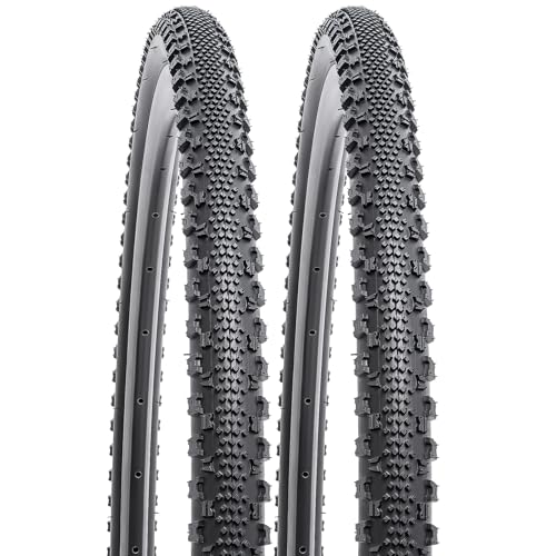 YunSCM 700C Gravel Bike Tires 700x38C Black02 Durable Off-Road Tire