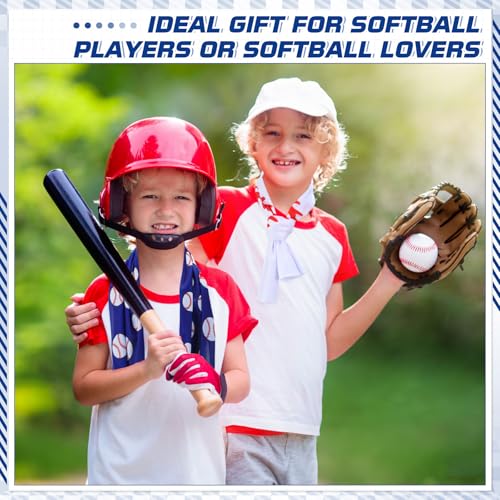 FuWeave 12 Pcs Baseball Cooling Towels 30 x 9 Inches Microfiber Ice Towels for Sports & Team Gifts
