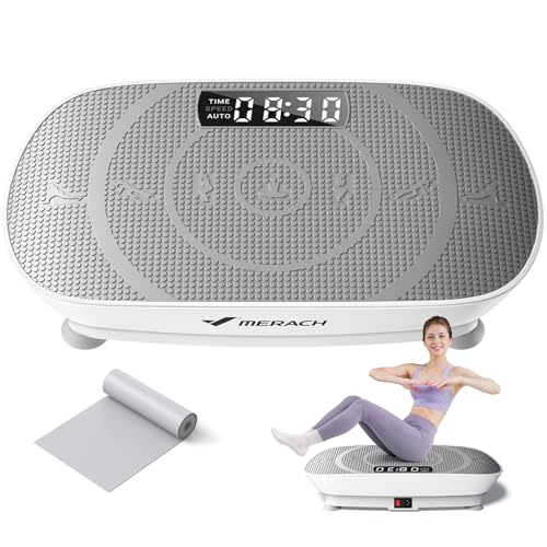 Vibration Plate Exercise Machine | 400lbs Capacity, Bluetooth