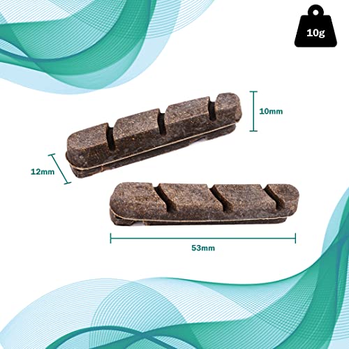 High Performance Brake Pads for Carbon Rims - 2 Pack