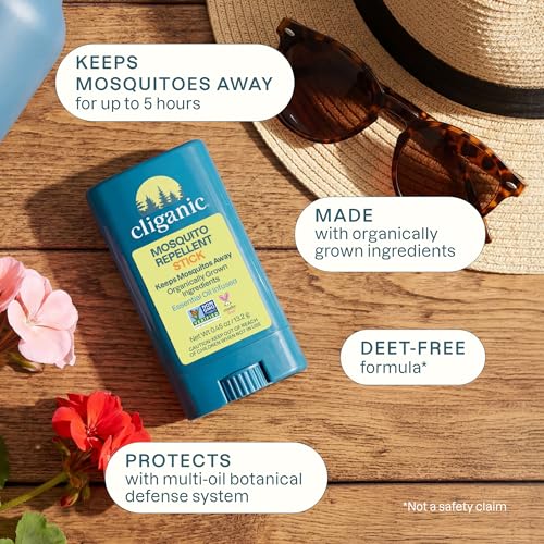 Natural Mosquito Repellent Stick - DEET-Free, 5 Hours Protection, 1 Pack
