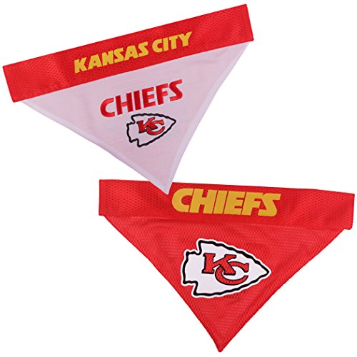 Kansas City Chiefs Reversible Pet Bandana - NFL Team Spirit