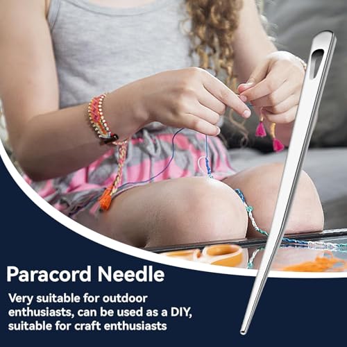 Stainless Steel Paracord Needle - Rope Pusher & Splicing Tool