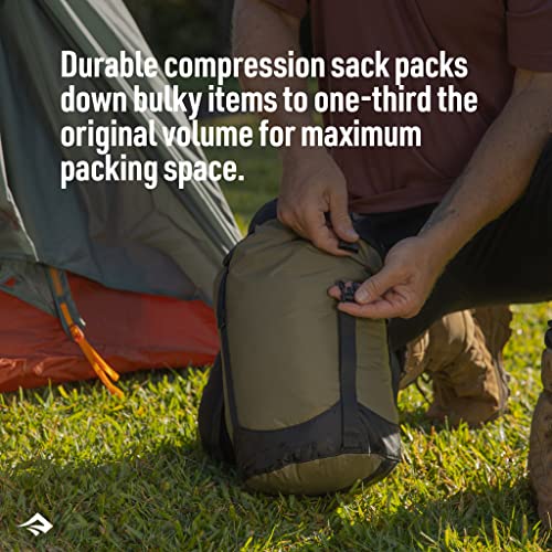 Sea to Summit 5L Lightweight Compression Sack Space-Saving Travel & Outdoor Storage Spicy Orange
