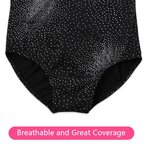 Girls' Long Sleeve Gymnastics Leotard - Toddler 2-14 Years