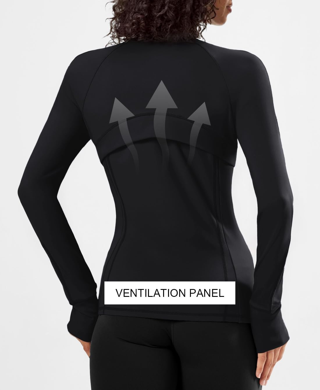 Waitfairy Zip Up Jacket for Women - Stylish Yoga & Gym Top with Thumb Holes | Perfect for Running & Workouts