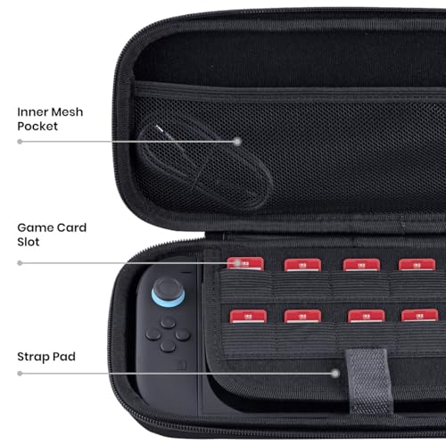 Nintendo Switch 2 Hard Carry Case with Real Madrid CF Logo