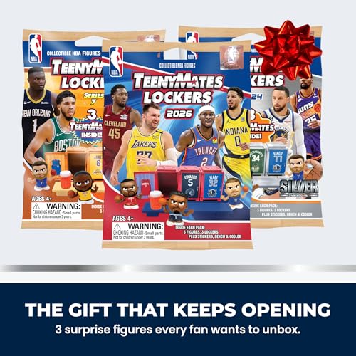 NBA Basketball Legends Locker Room Set - TeenyMates Action Figures
