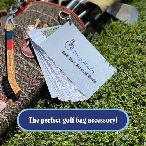 Swing Minder Golf Reference Cards - Right-Hand Edition for Hardest Shots