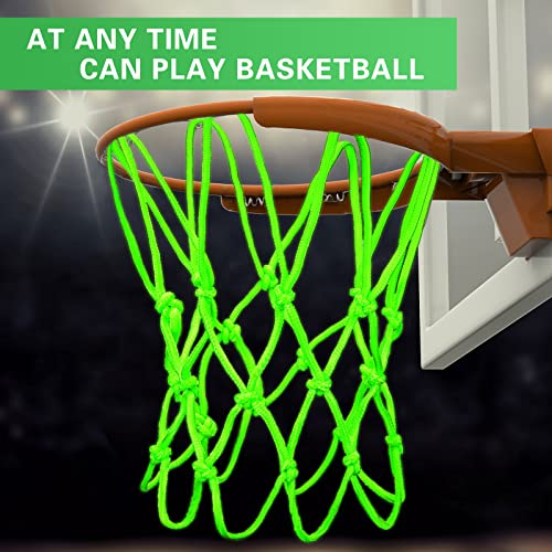 Glow in the Dark Basketball Net Replacement - 8 Loops, 25 cm