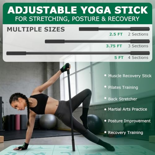 All-in-One Yoga & Pilates Kit with Foldable Mat, Resistance Bands, and Ball