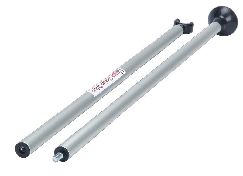 Tourna Single Sticks for Tennis, Portable Design, Chrome