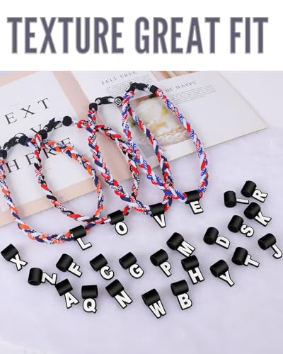 Baseball Necklaces - Premium Braided Tornado - Royal-White-Grey