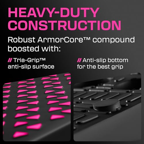 Squat Wedge Block Pair - 17° Heel Elevation, Pink Power
