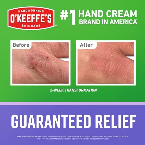O'Keeffe's Night Treatment Set – Hand, Foot & Lip Repair Combo Pack - 3 pcs