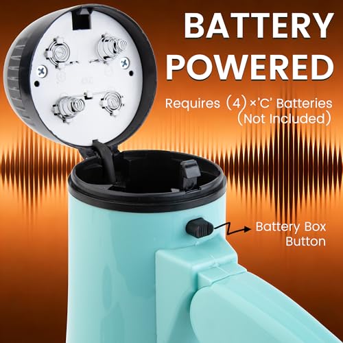 20 Watt Portable Megaphone with Siren & Recording - Light Green