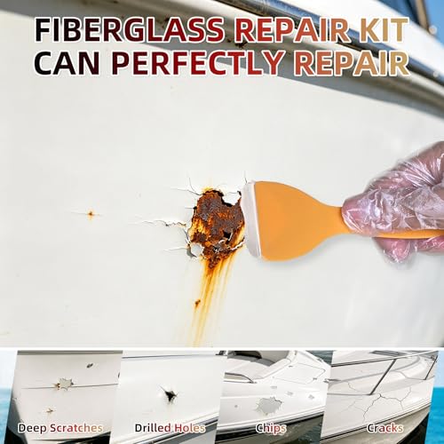 Marine Fiberglass Repair Kit - Gel Coat Repair for Boats