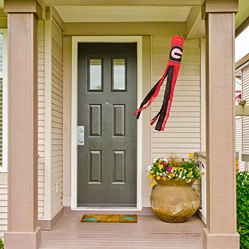 Georgia Bulldogs Windsock with Team Colored Streamers - 40"