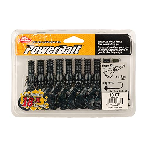 PowerBait Shape 108 Soft Plastic Fishing Bait - Goat 3-Inch