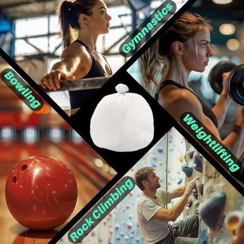 Gym Chalk Balls for Climbing and Weightlifting - 2 Pack, 60g Each