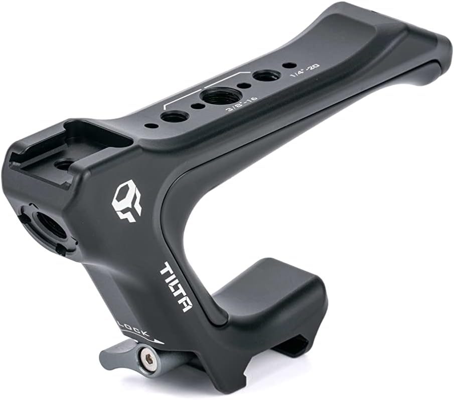 Tiltaing Compact NATO Rail Top Handle - Durable Black Design for Enhanced Stability