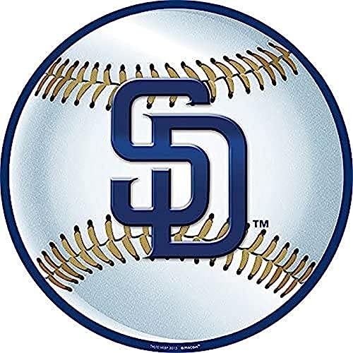 San Diego Padres Paper Cutout Decoration - 12-inch Baseball Wall Decor