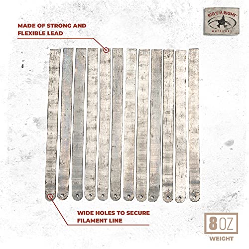 Rig'Em Right 8-Oz Flexible Decoy Strap Weights for Waterfowl Hunting