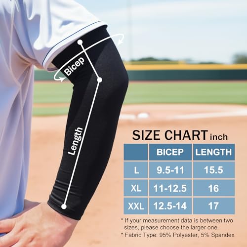 UV Protection Cooling Compression Arm Sleeves for Sports