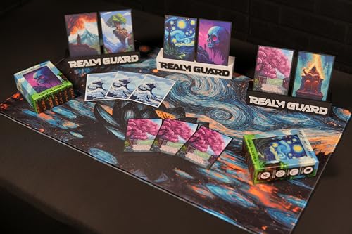 (Middle Earth) 100% Hand-Drawn Textured Matte Card Sleeves 100 Count for MTG/TCG by Realm Guard