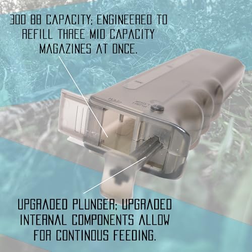 300rd Capacity Speedloader for 6mm BBS with Pistol Adapters