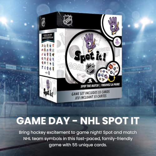 Spot It! NHL Card Game - Unisex-Teen - League Edition