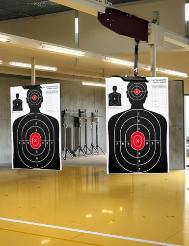 23x35 Inch Shooting Targets - High-Visibility Paper, 10 Pack