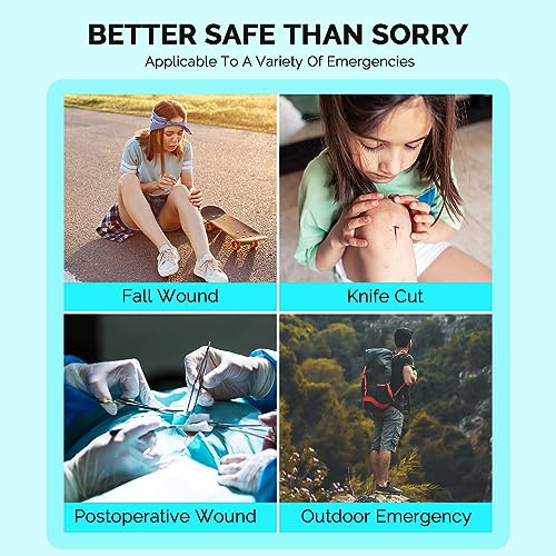 Emergency Wound Closure Strips - 2 Pcs Zip Stitch Kit