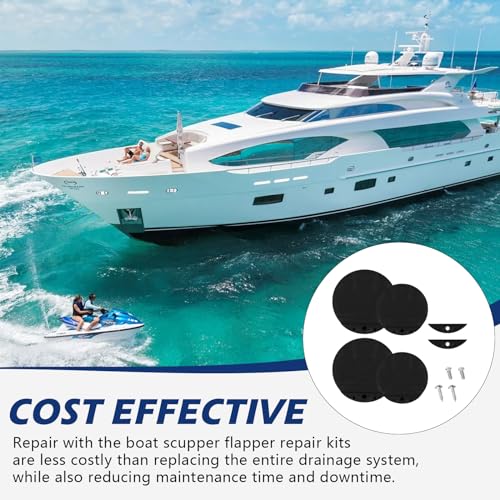 Boat Scupper Flapper Repair Kit - 1.5" & 1.75" Valves