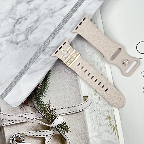 Decorative Rings Loops for Apple Watch Bands - A-Gold
