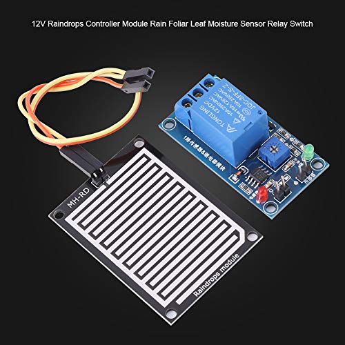 12V Adjustable Rain Detection Sensor Module for Weather Monitoring