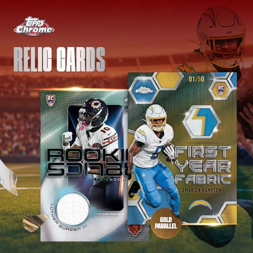 2025 Topps Chrome Football Mega Box - Factory Sealed Trading Cards