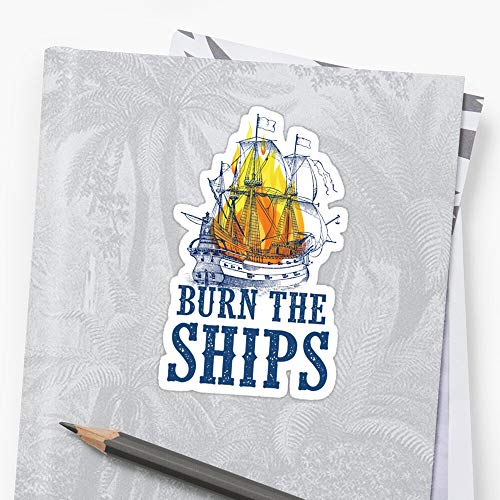Burn The Ships Stickers (3 Pcs/Pack) 8401958432736