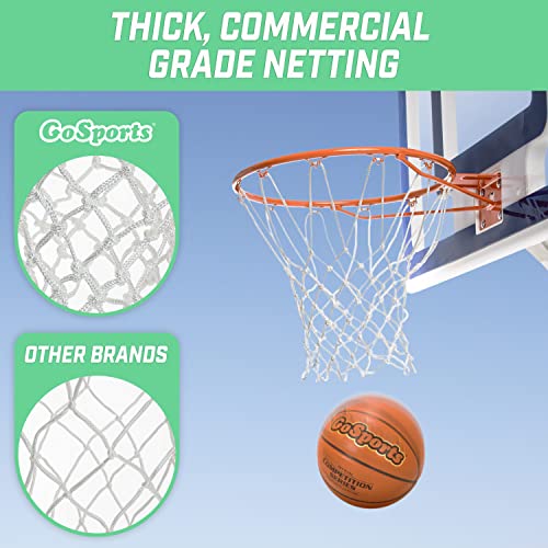 Heavy Duty Basketball Net Replacement - 12 Loops, All-Weather