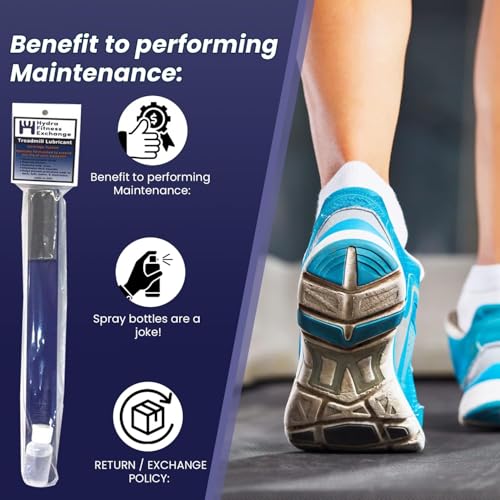 Treadmill Lubricating Kit - Non-Toxic Silicone Lube with 16" Applicator