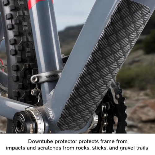 Bicycle Chainstay Protector Decal - Black Stripes