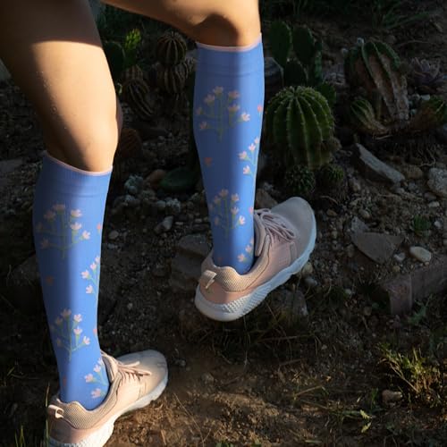 Compression Socks for Men & Women, 20-30mmHg - Ideal for Travel & Nurses