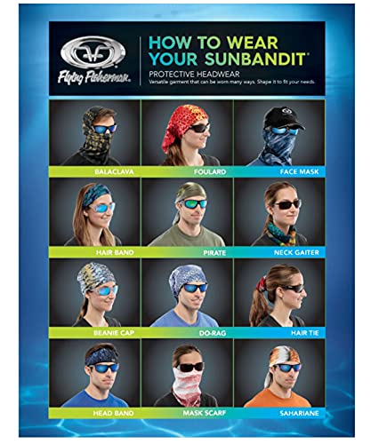 Sunbandit Multifunctional Headwear - One Size Blue Digi Camo
